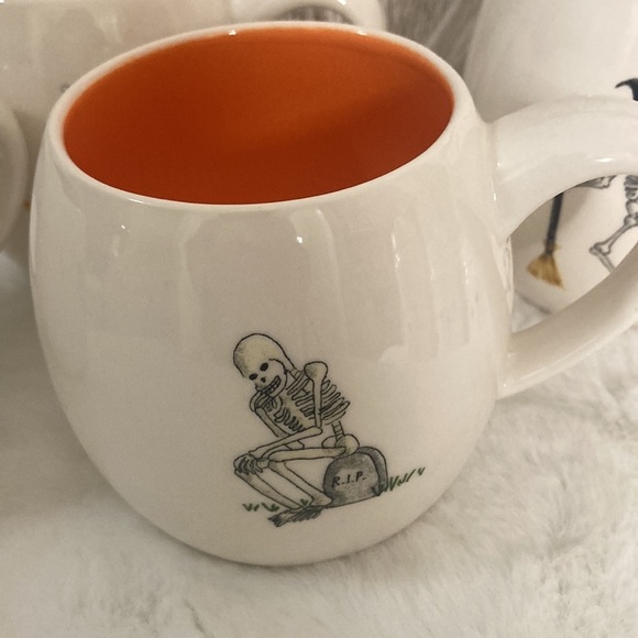 Rae Dunn Halloween Skeleton Mugs - Picture 3 of 6